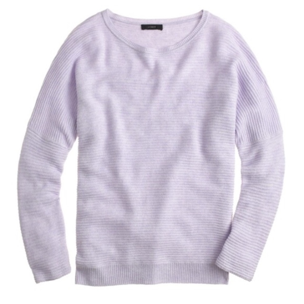 J. Crew Dolman Sweater in lilac